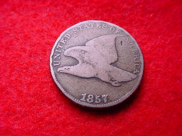 1857 FLYING EAGLE CENT GREAT COIN!!   #80
