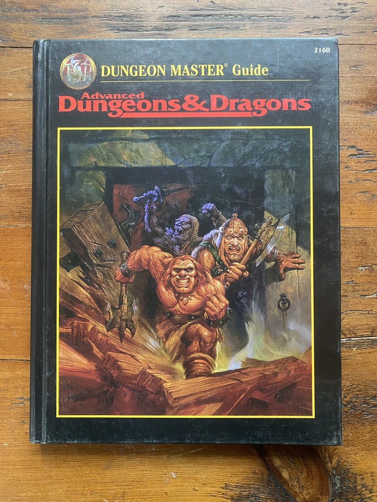 Dungeon Master Guide Advanced Dungeons & Dragons 2nd Edition #2160 TSR D&D AD&D