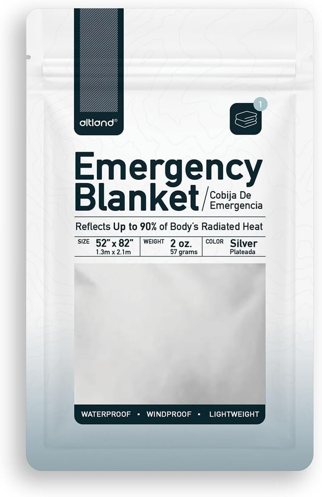 Exceptional Thermal Insulation! 6 Pack Emergency Blankets for Wintry Conditions