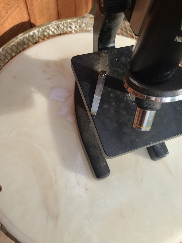 Wolfe No.840957 Microscope Vintage Japan Lab Equipment