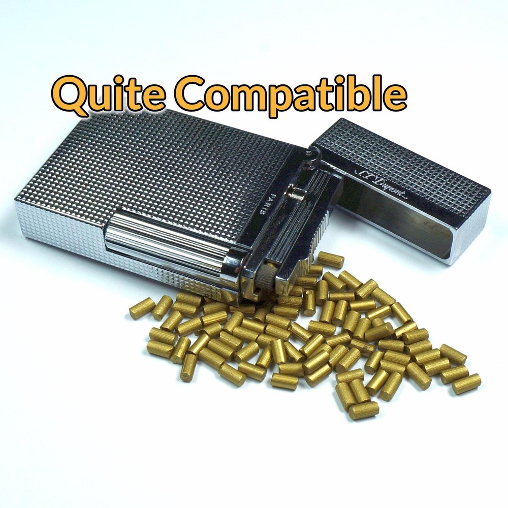 FERROFIRE 100-Pack Premium Replacement Flints 2.3 x 5mm, Packed in Bottle