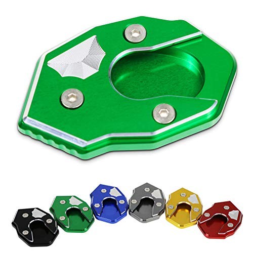 Motorcycle Kickstand Extender Foot Side Stand Extension Pad Support Plate For