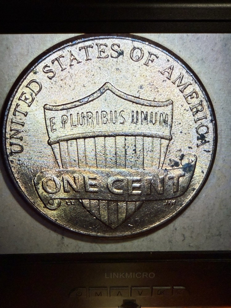 2015 Lincoln Penny 1 Cent Error Die Chip On Reverse G24