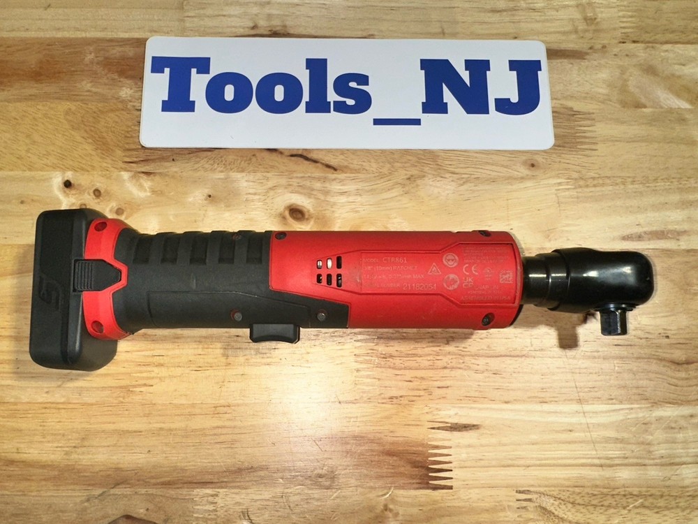 SNAP-ON 3/8" CORDLESS RATCHET + BATTERY CTR861 (RED)