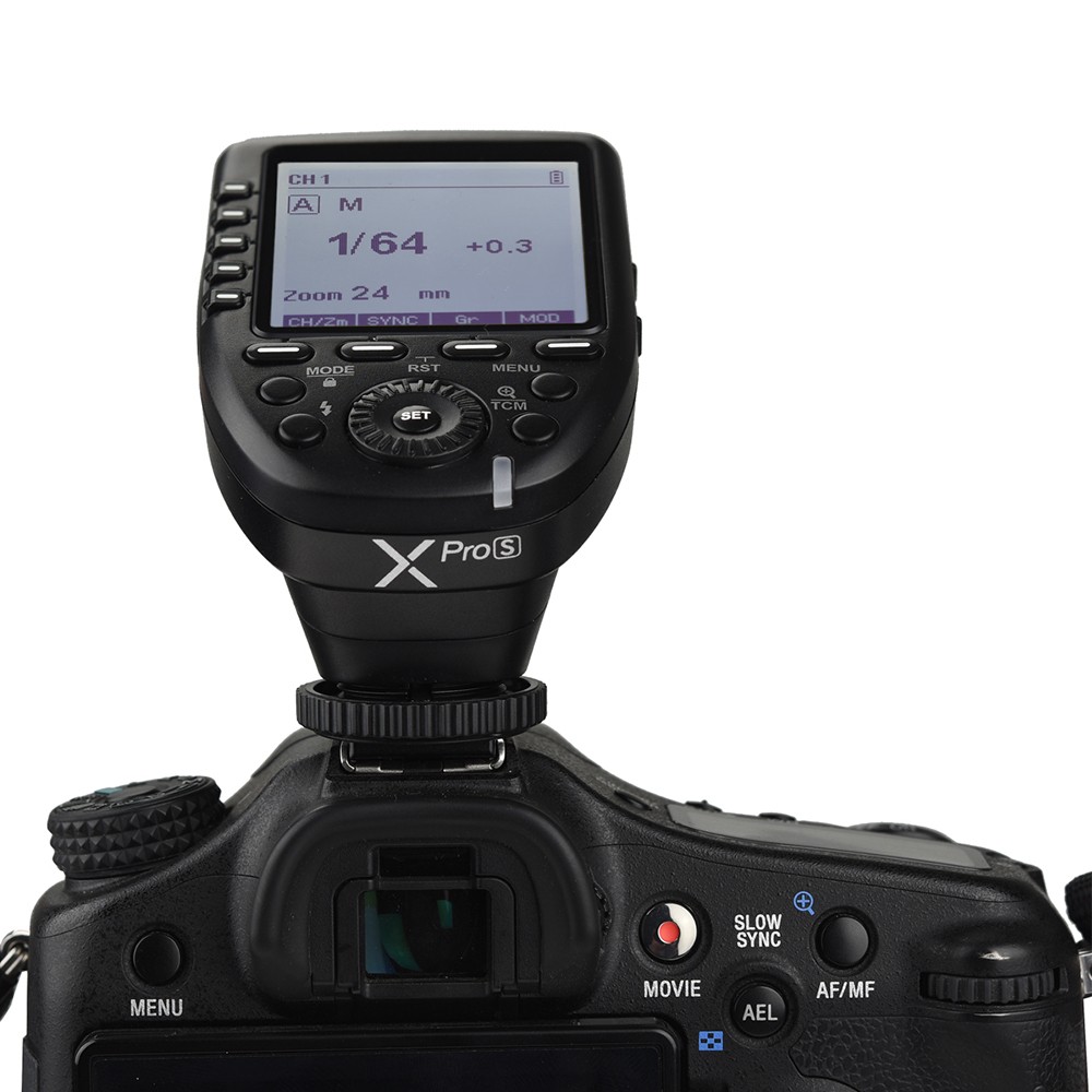 Godox Xpro-S TTL Wireless Flash Trigger HSS 1/8000s TTL-Convert-Manual Function