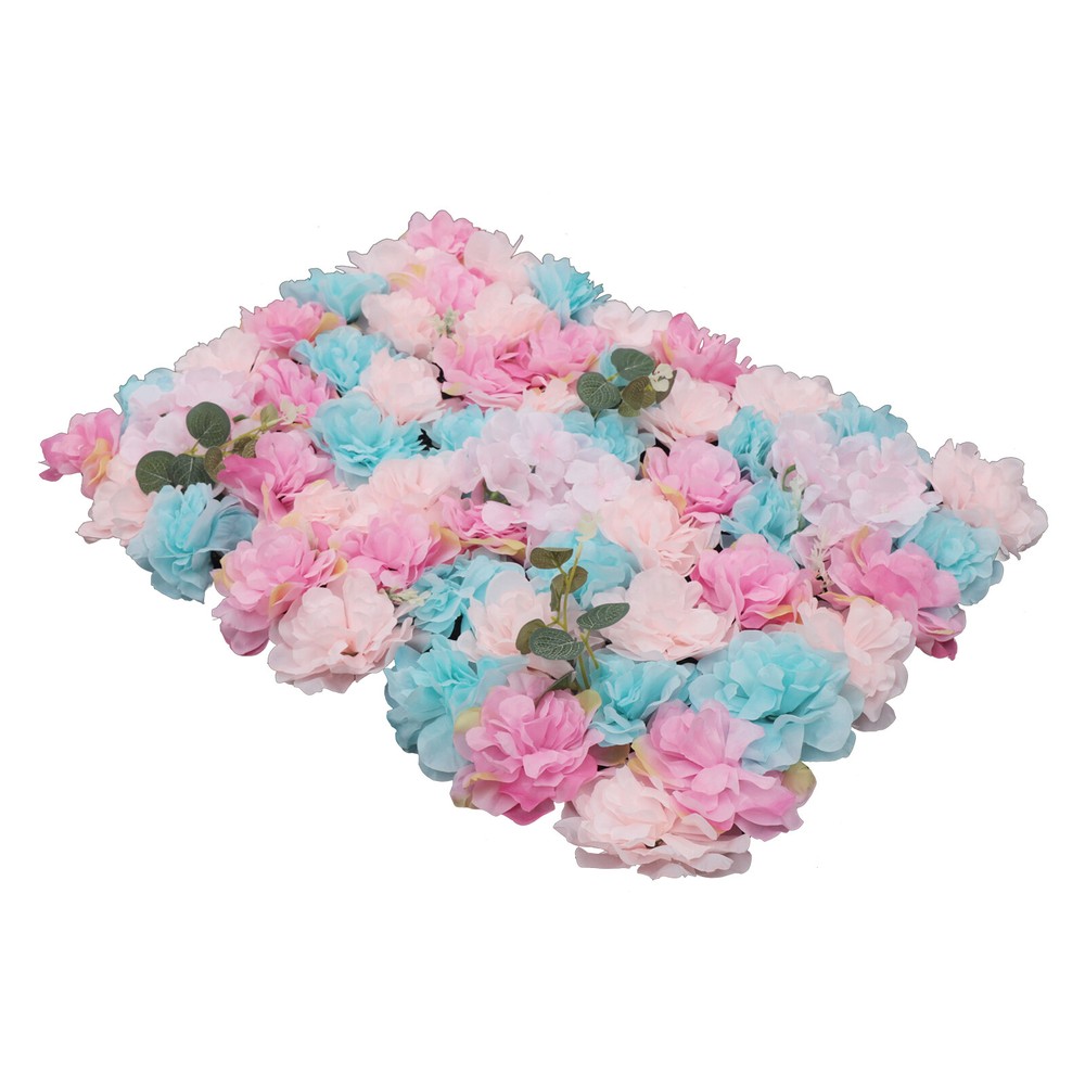 40*60cm Artificial Flower Wall Panels Wall Hydrangea Rose Wedding Backdrop Decor