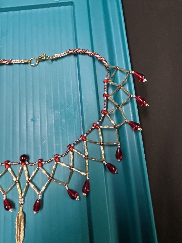 handmade beaded necklace