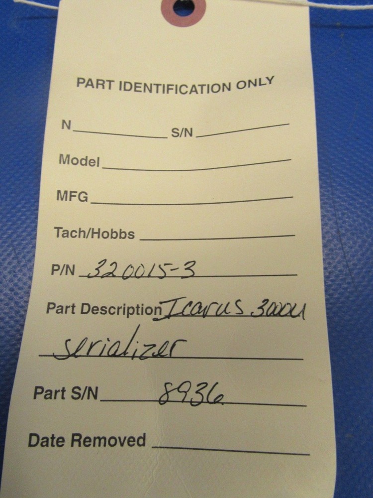 Icarus 3000U Serializer P/N 320015-3 (0518-373)