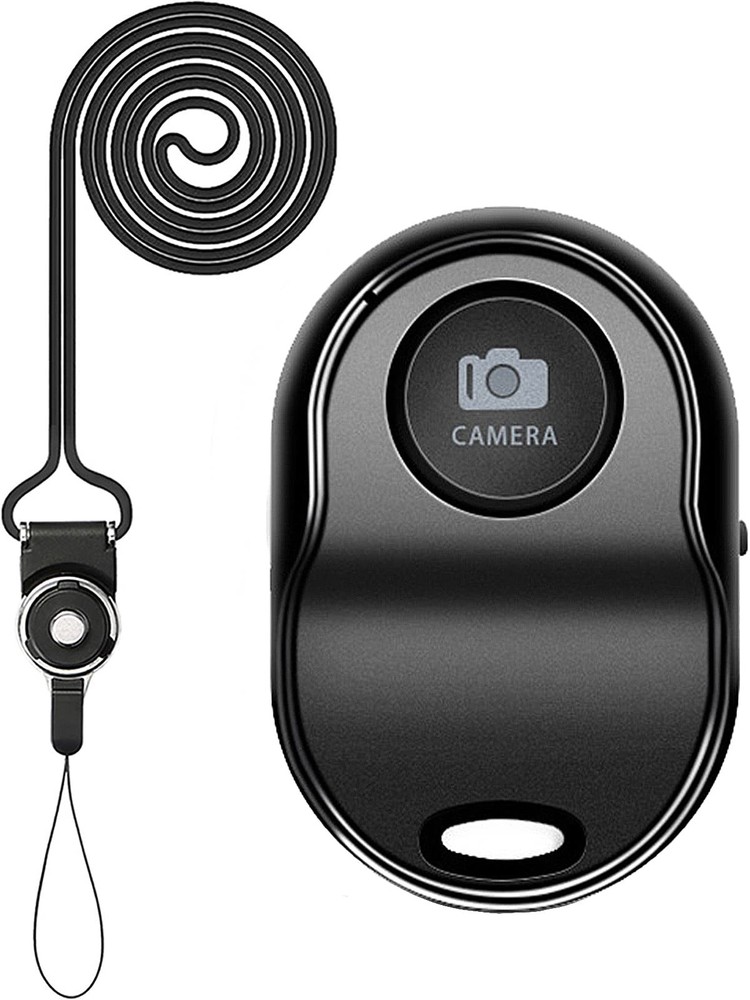 [Upgraded] Bluetooth 5.0 Remote Shutter for iPhone & 2 x 1 x 0.35 in, Black