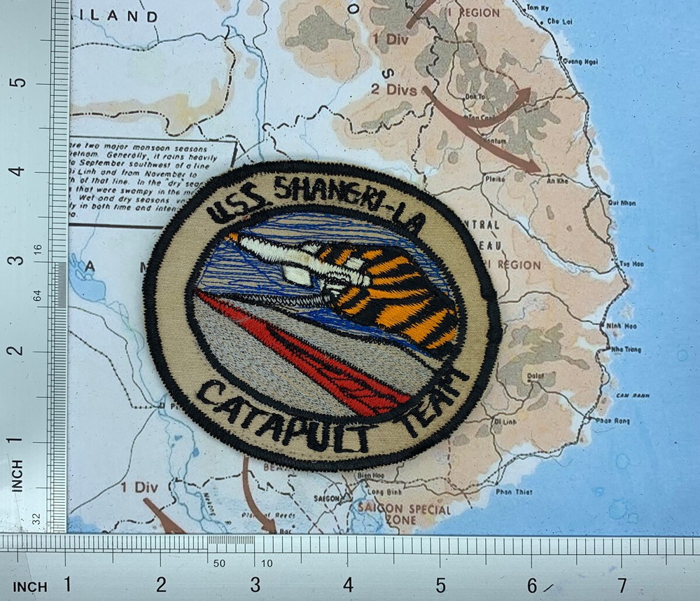 Patch , USN - USS Shangri - La - Catapult Team , Patch , S5