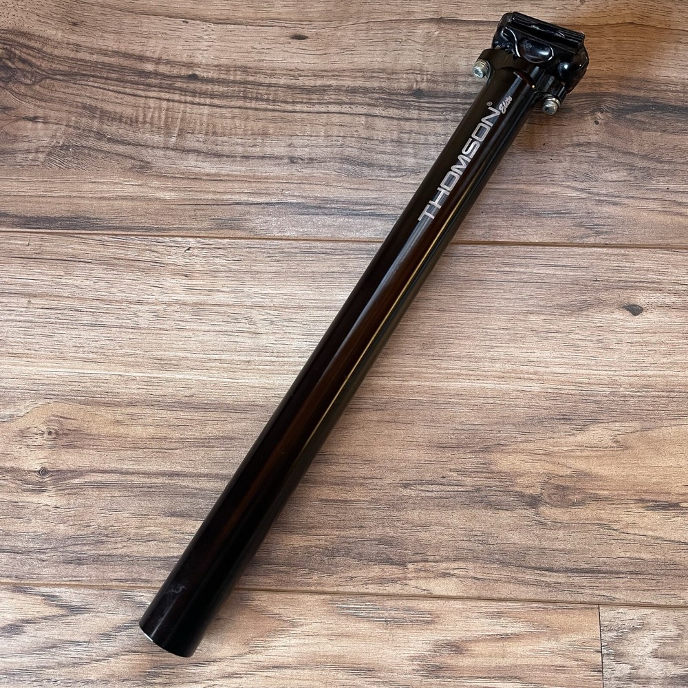 Thomson Elite Seatpost 30.9 x 367 Black SP-E128 Zero 0 Setback 