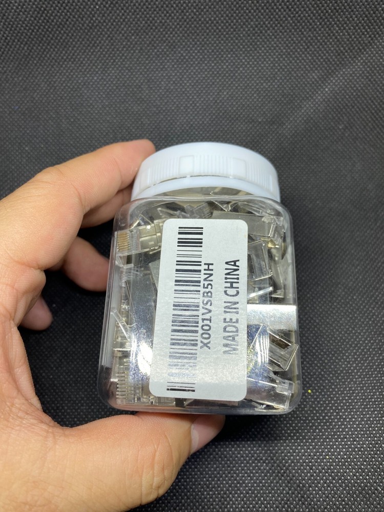 Petechtool RJ45 Cat6 Connectors 50 Pcs