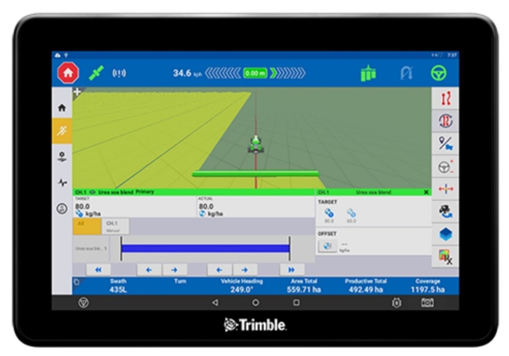 Trimble GFX-1260 Display, Base Hardware WITH Activation Software & Field IQ
