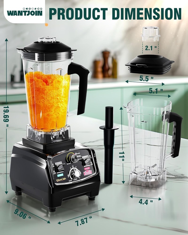 Professional Blender, 68oz Commercial Blender