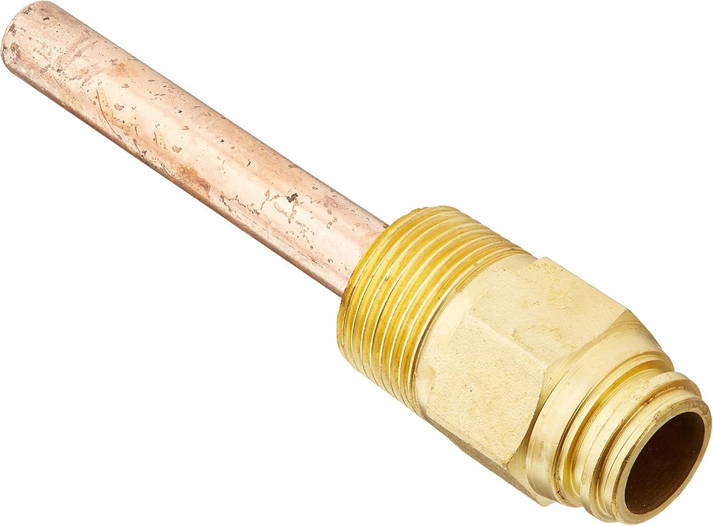 Immersion Well, Copper, 3/4NPT, 1-1/2 Depth