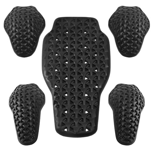 Universal Motorcycle Back Protector Insert, CE Armor Insert Pads Set of 5pcs