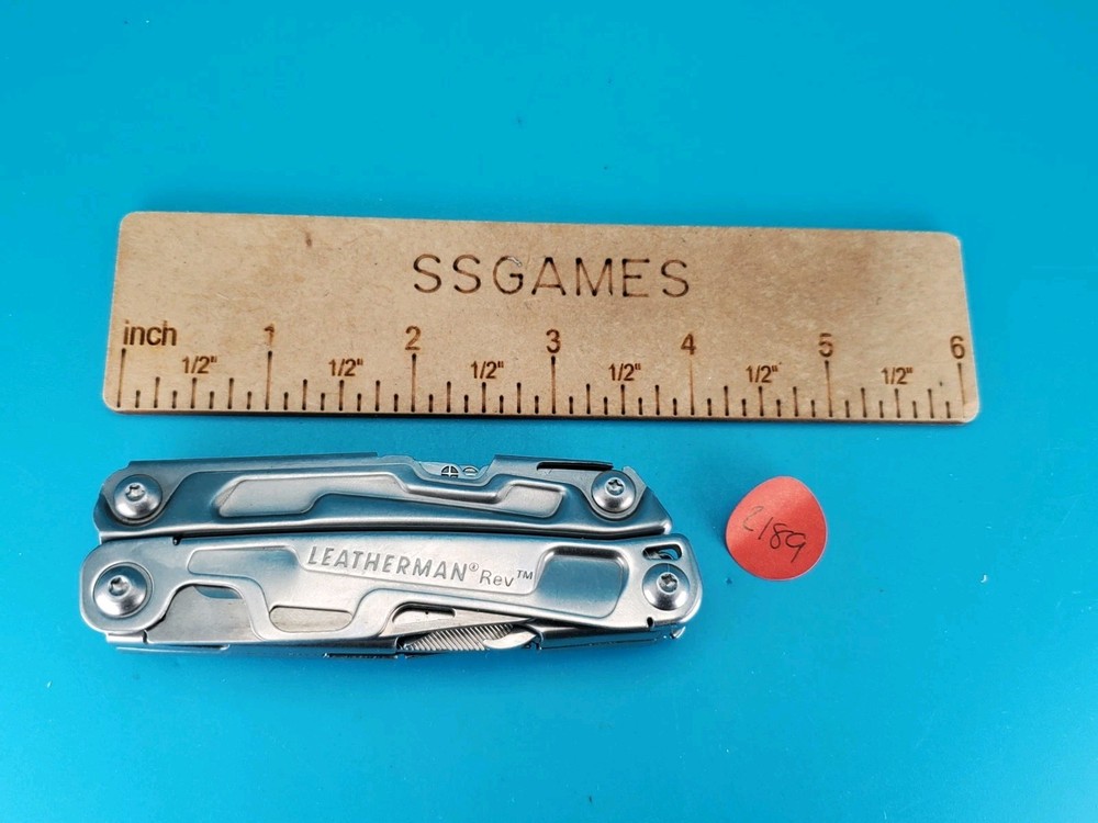 Leatherman Rev 3.8" Multi-Tool, Stainless!