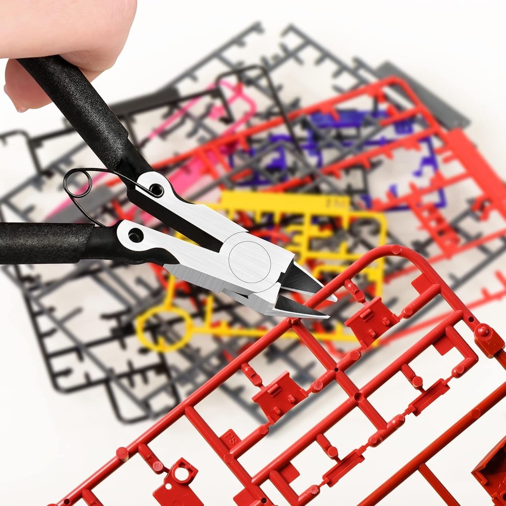 5 inch Precision Flush Cutters Multi-functional Wire Snips, Ideal for Model, ...