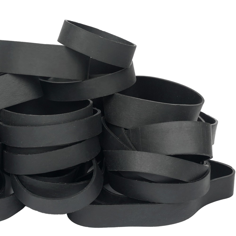 HAIDIBAO-Rubber Bands Assorted Sizes Black Mixed wide Elastic for