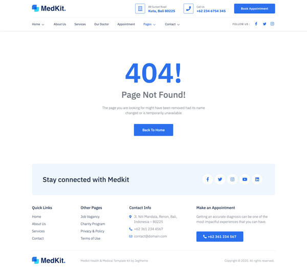 Premium Wordpress Elementor Template Kit Bundle | Health & Medical theme