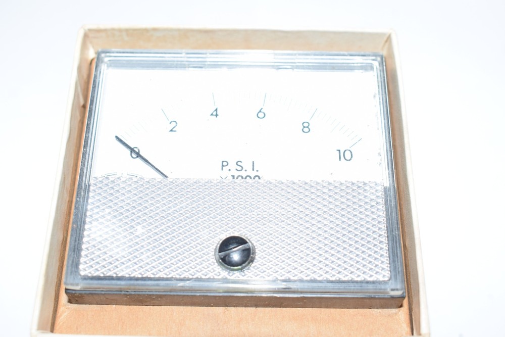 NEW Triplett 220-G 0-10 PSI Panel Meter