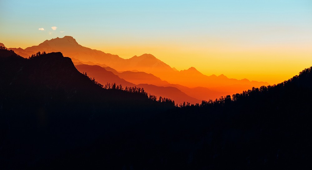 Landscape mountains nepal Custom Gaming Mat Desk