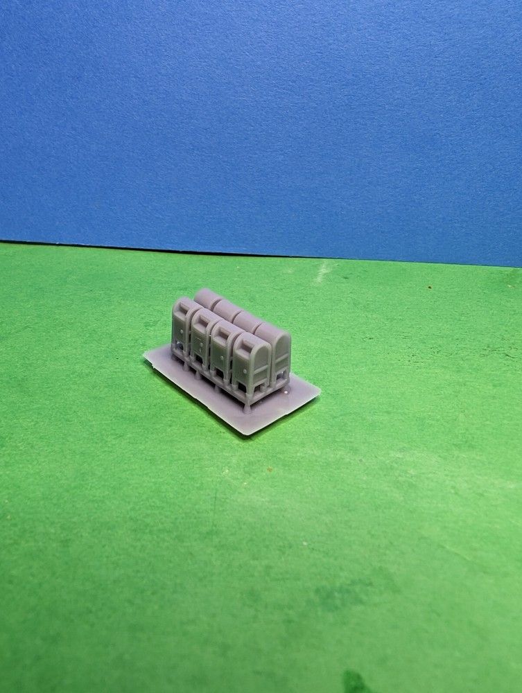 Z Scale Mail Post Boxes