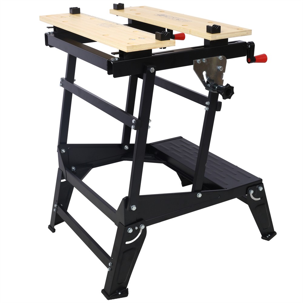 Portable Workbench Folding Work Benches 550LBS Capacity with Clamps Woodworking