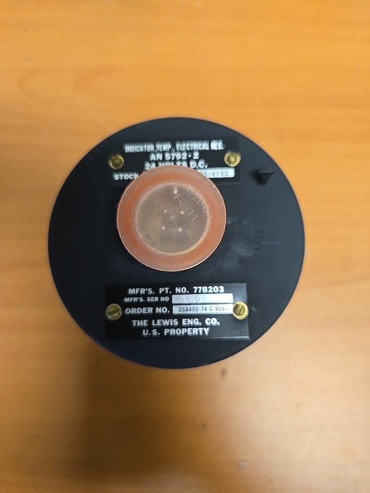 Lewis Eng. Temperature Indicator Gage AN 5792-2