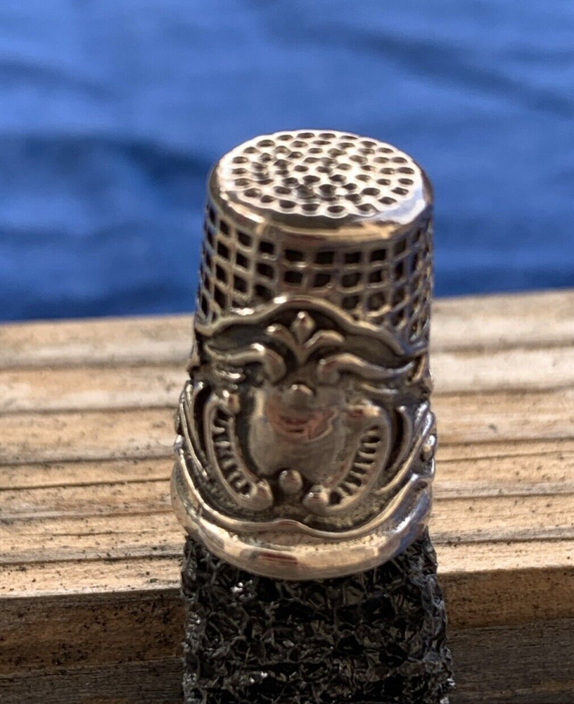 Vintage Sterling Silver Thimble