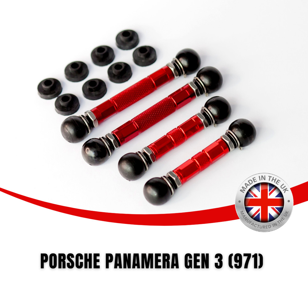 PORSCHE PANAMERA EVOLUTION LOWERING LINKS KIT 971 GEN2 ADV. PRECISION ADJUSTMENT