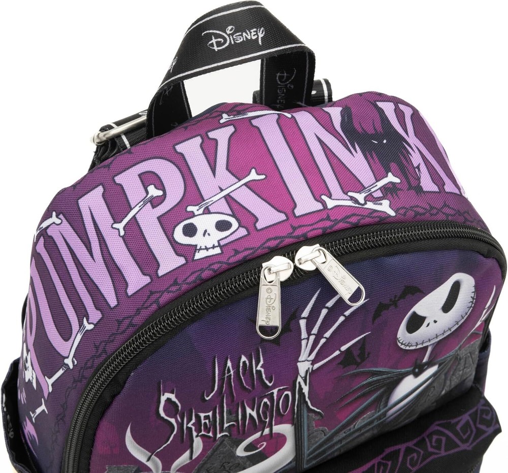 Nightmare Before Christmas 13"" Nylon Daypack, Purple