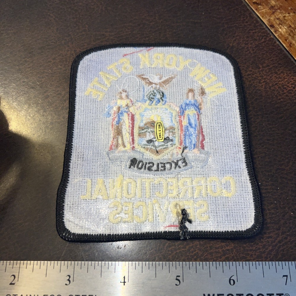 Vintage Obsolete New York State Correctional Services Dept. Patch