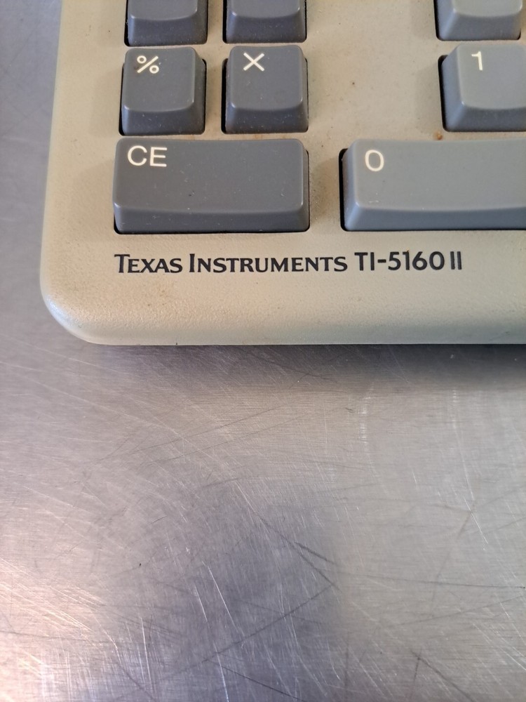 Texas Instruments TI-5160 II Electronic Calculator Adding Machine Tested Working