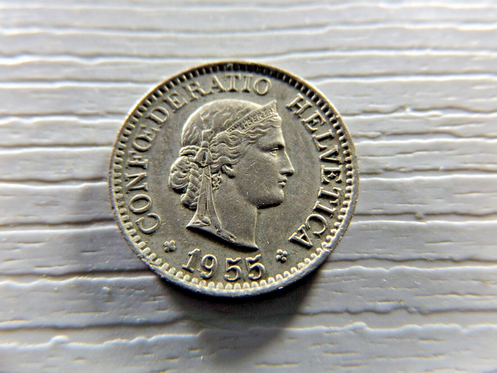SWITZERLAND 1955 10 Rappen