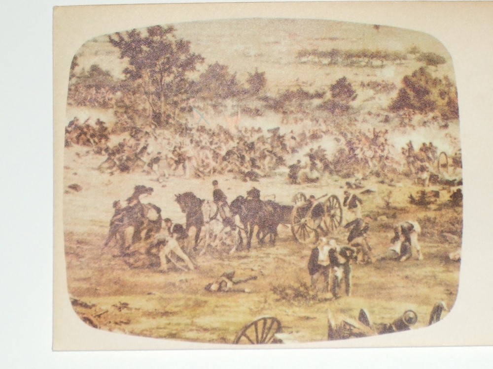 GETTYSBURG ENVELOPE WITH UNCANCELLED CENTENNIAL STAMP - OLINGER COLLECTION