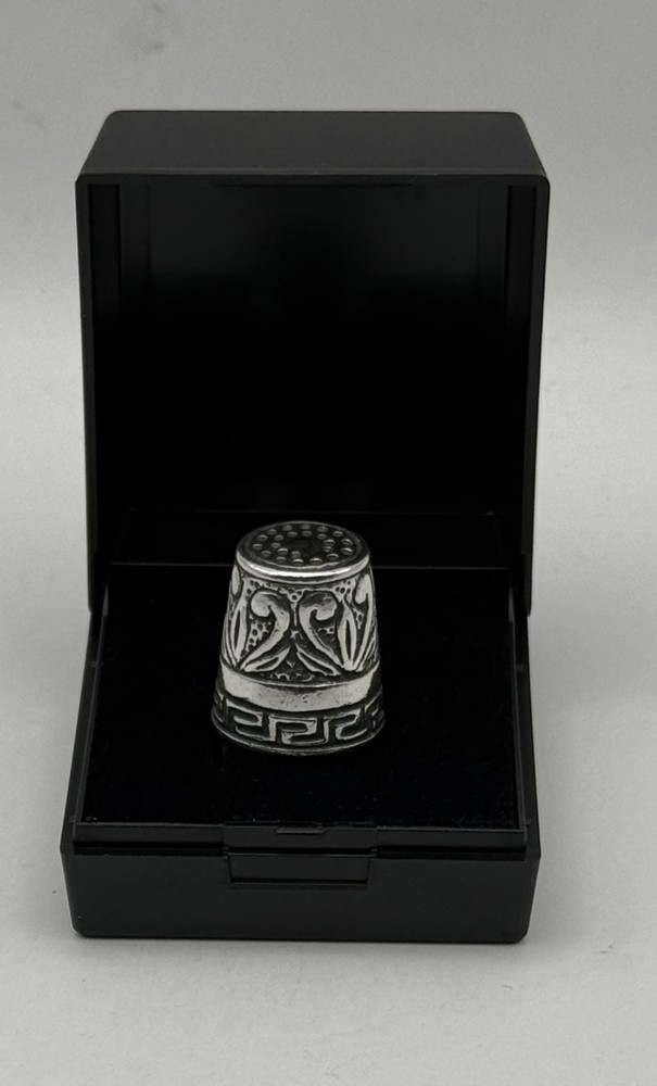 Sterling Silver Thimble Stamped 925 Boxed