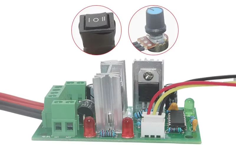 12V 24V CCM2 brushed high power DC Motor Speed Controller