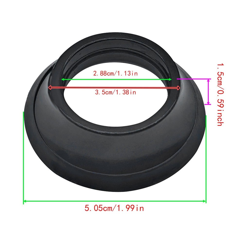 Front Fork Washer Replacement for 28 6mm Bicycle Fork Tube Aluminum Alloy Front