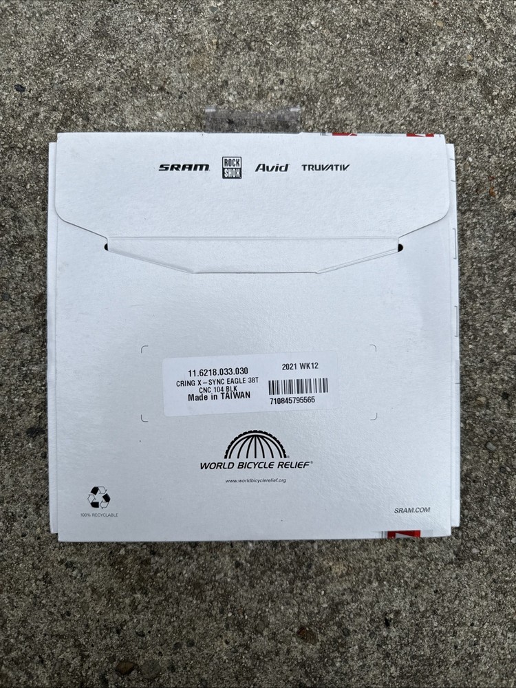 X-SYNC 2 Chainring - SRAM X-Sync 2 Eagle Chainring - 38 Tooth, 104mm BCD,