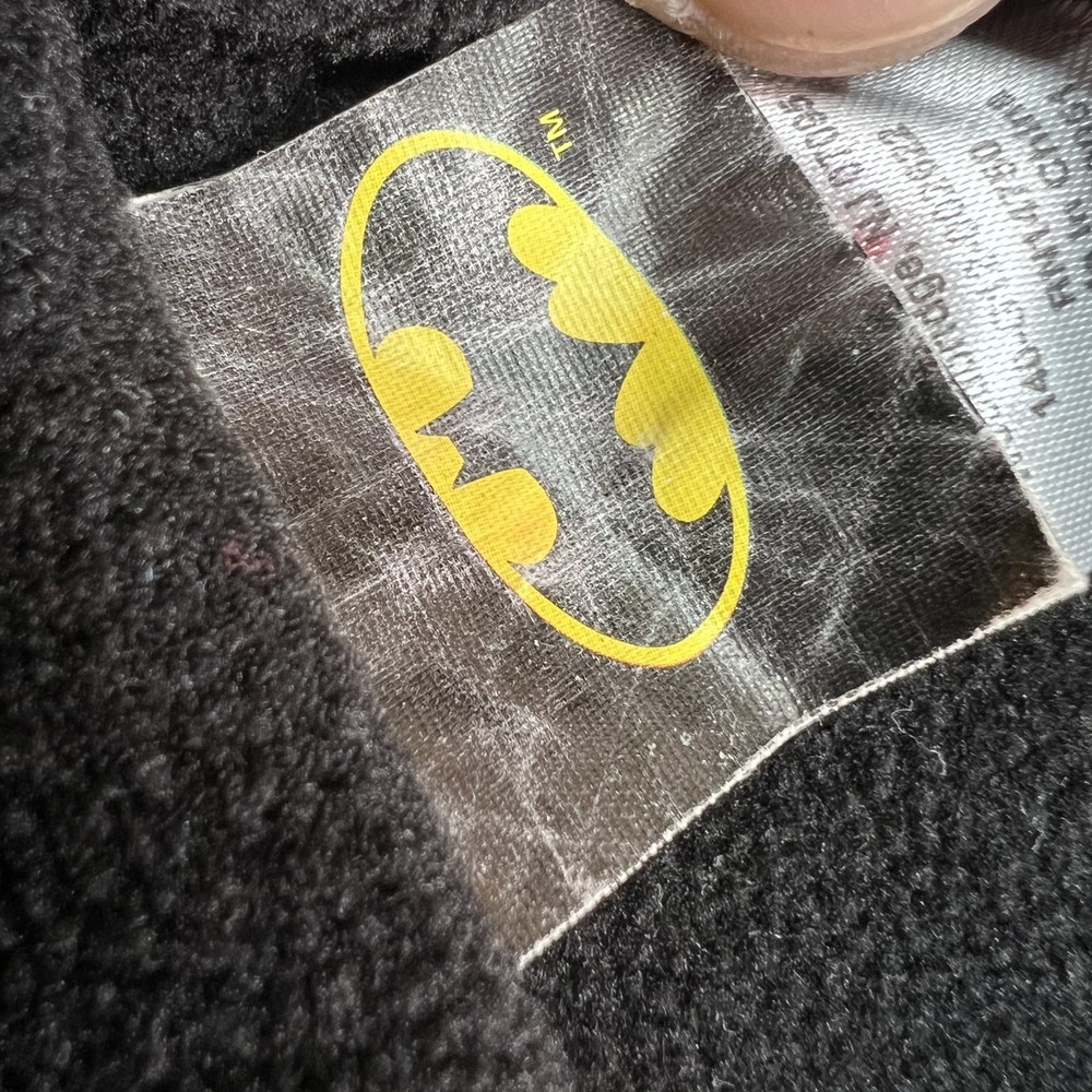 Batman DC Comics Striped Black Gray Beanie Hat Cap