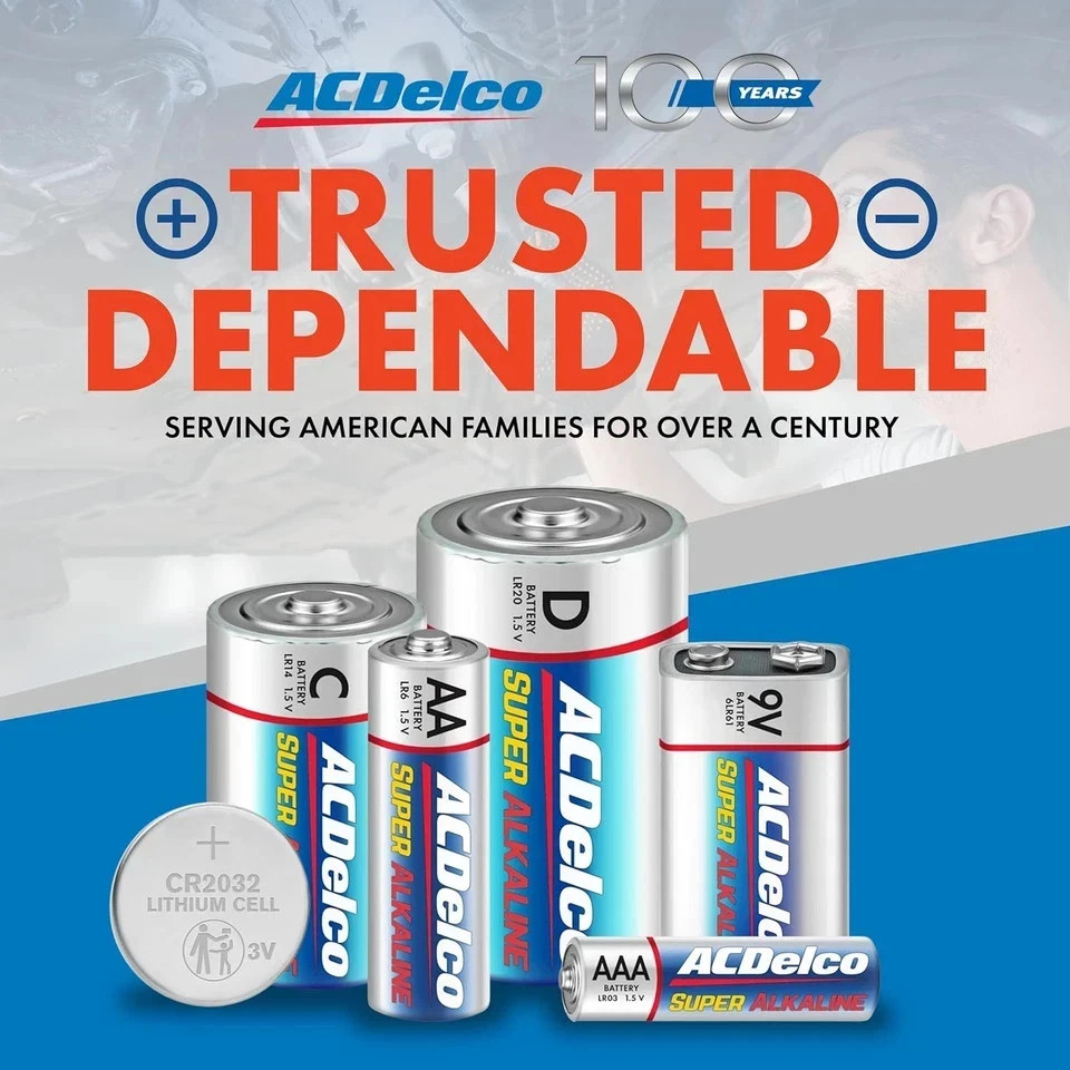 ACDelco AA Super Alkaline Batteries, 24-Count