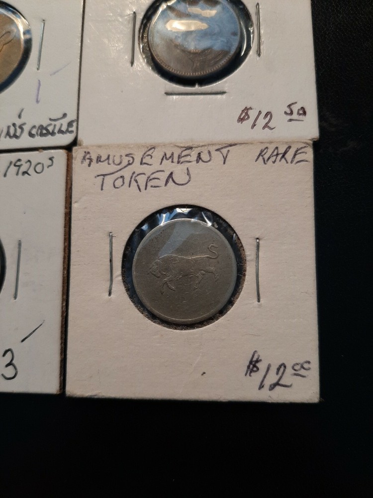 PRE WWII ARCADE TOKENS AMUSEMENT