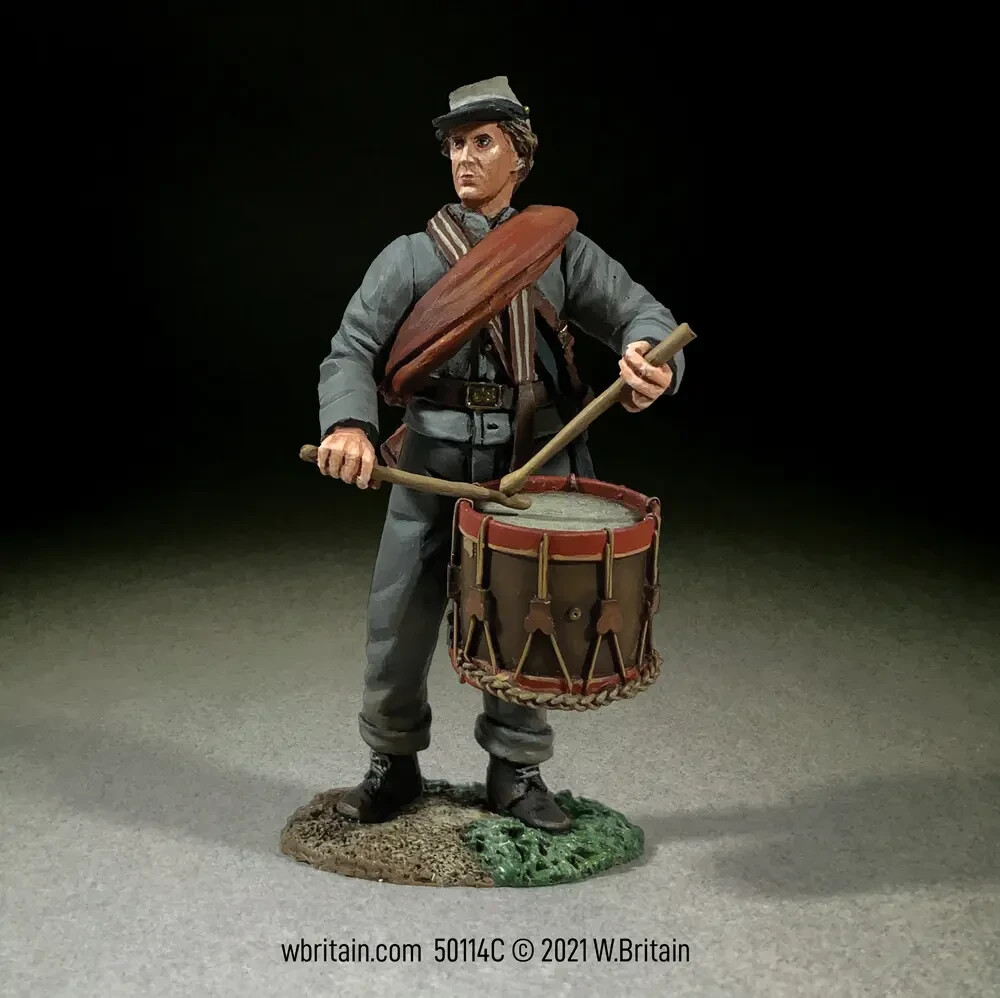 W. Britain - ACW Confederate Drummer, 1862-65 #50114C