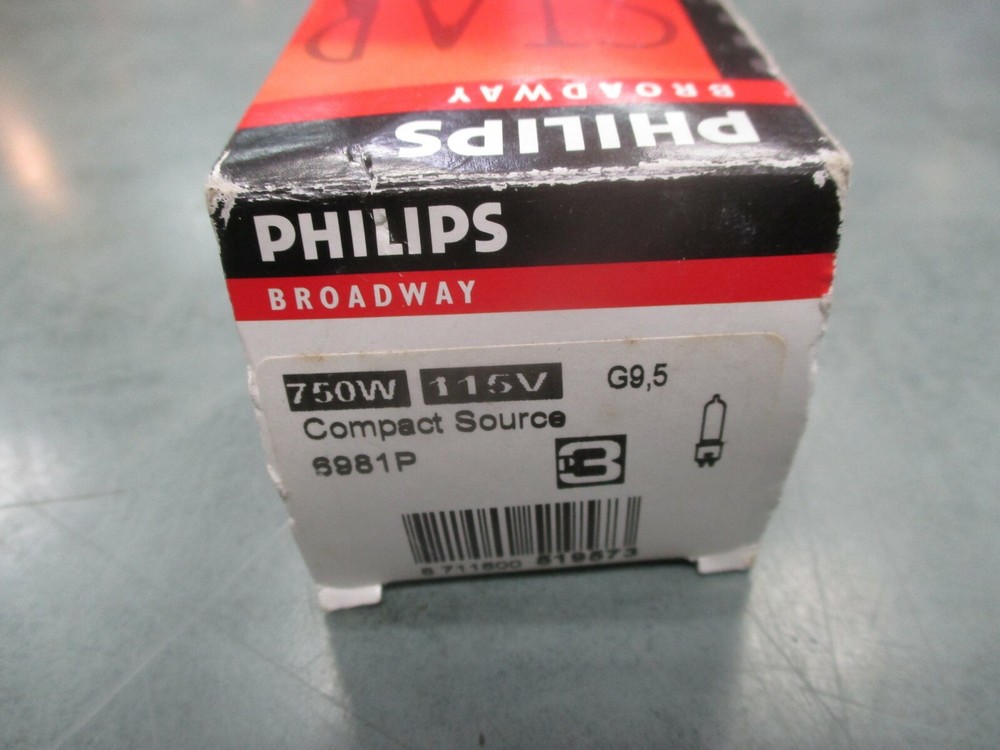 Philips 6981P 115V / 750W G9,5  Broadway Halogen Bulb Compact source