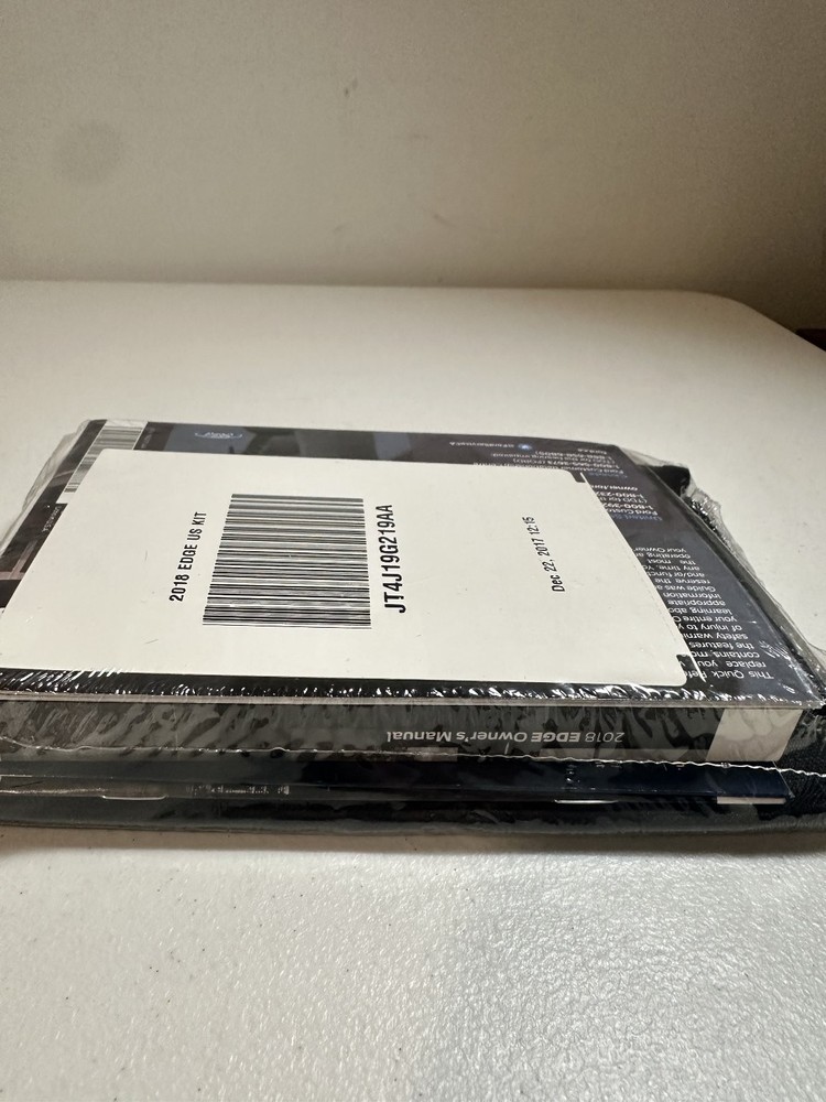 2018 Ford Edge Owner Manual Set