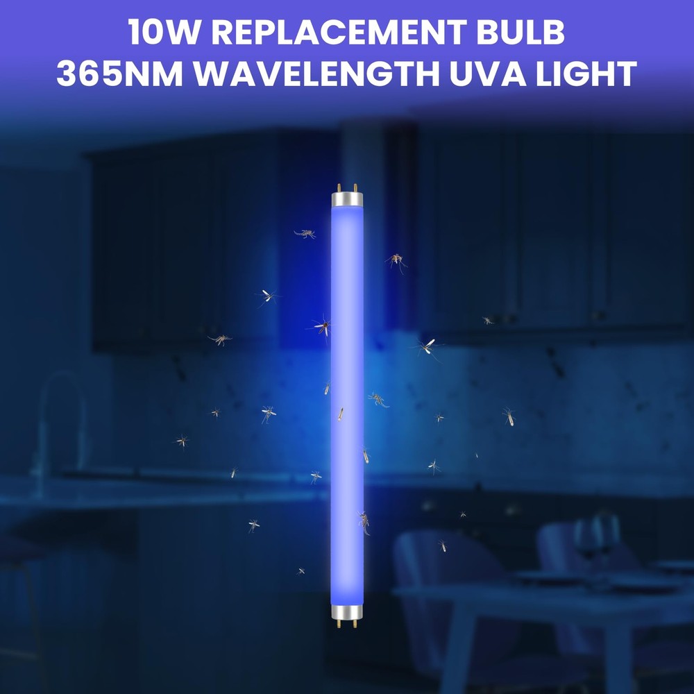LiBa Bug Zapper Replacement Bulb Light Tube 10W for 20W Electronic Bug Zapper...