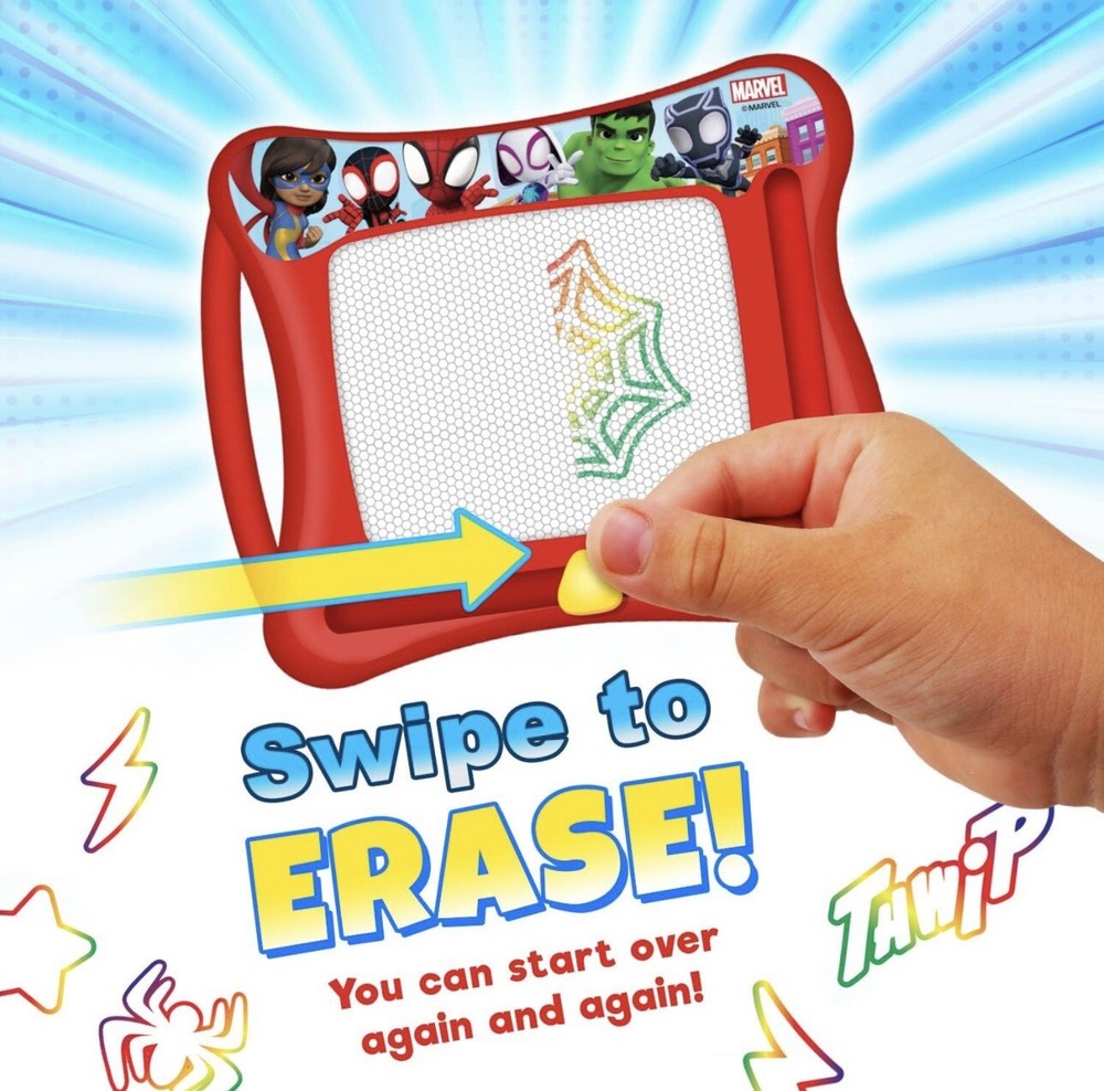 Marvel's Spiderman Magic Draw-Magnetic Drawing Pad Drawing Kids