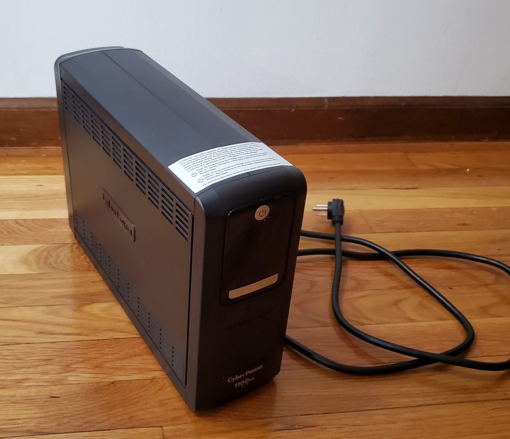CyberPower 1100 VA PC Battery Back-up System Surge Protector - Black