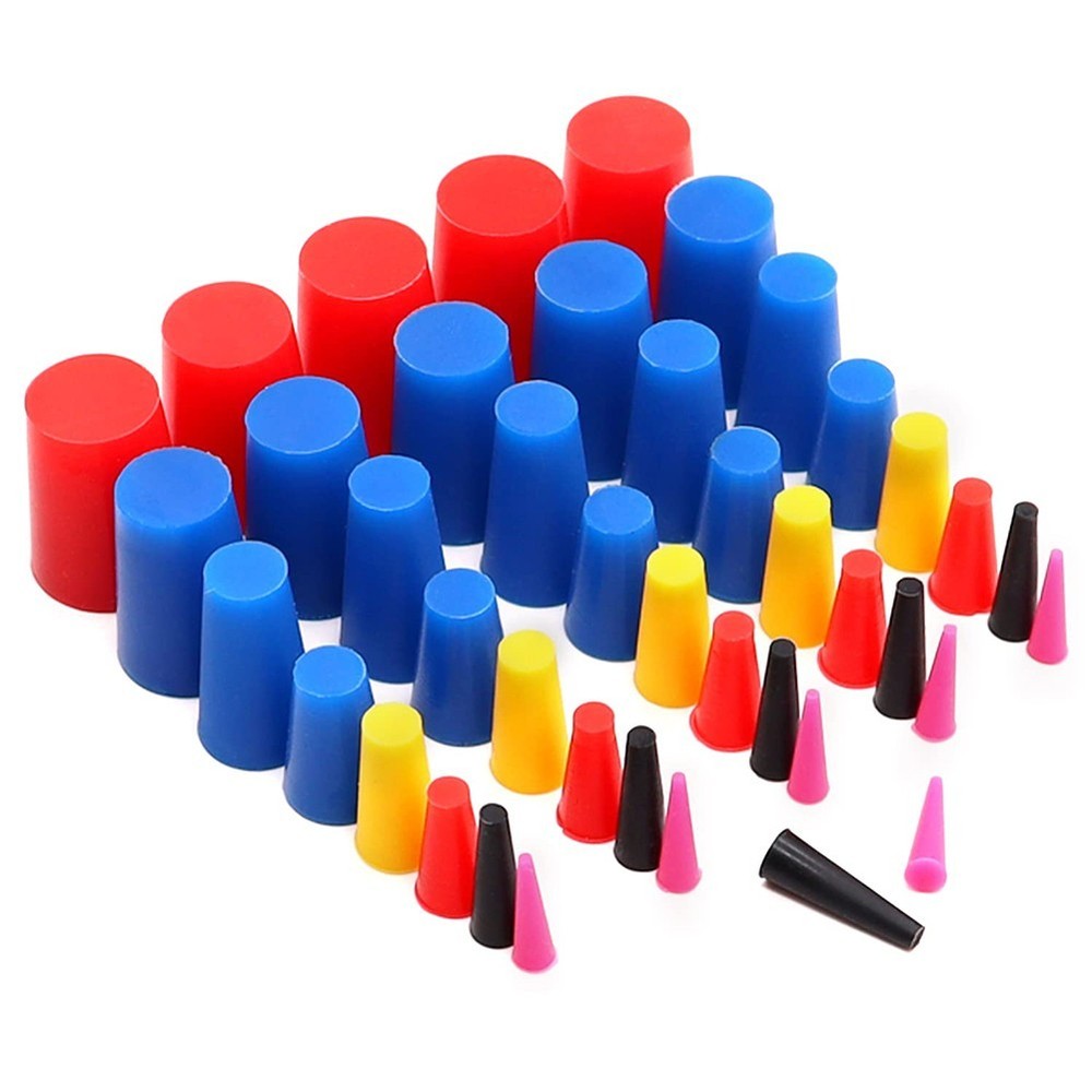 Silicone Tapered Kit 40 Pieces for High Temperature Use in Coating Processes